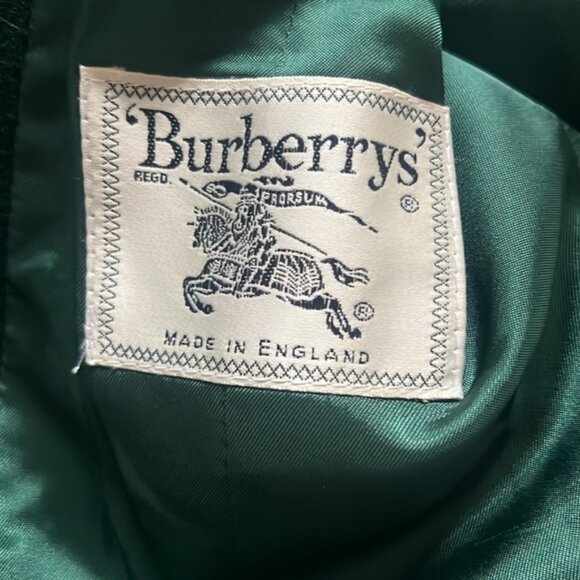 Burberry vintage green wool blazer jacket size 16 - Picture 10 of 12